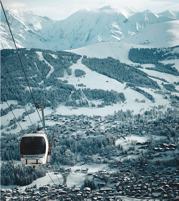 Chalet luxe Megève piste de ski