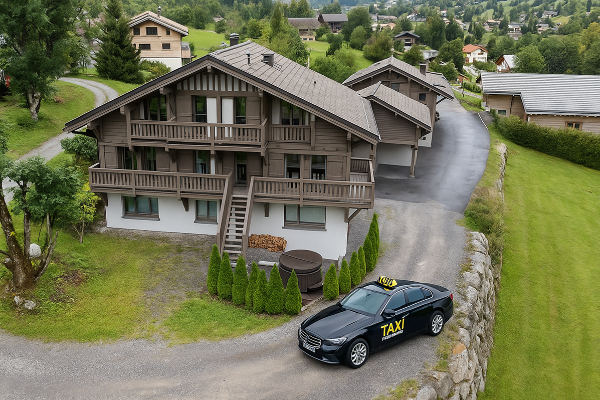 chalet luxe megève taxi