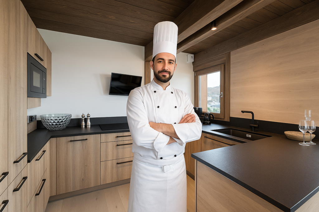 chalet luxe megève chef cuisinier