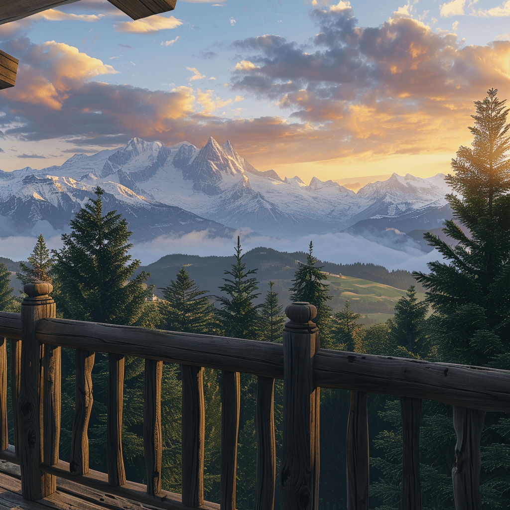Pourquoi choisir un chalet avec vue Mont Blanc pour vos vacances à Megève ?