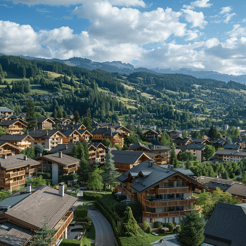Les quartiers de Megève : luxe, authenticité et vues imprenables