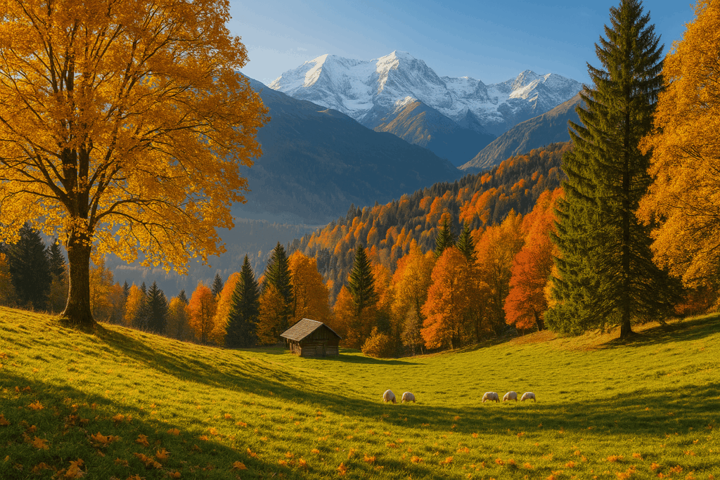 automne à megève